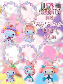 Llavero Gashapon Con Dijes My Melody 