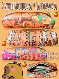Cartuchera Kawaii Capybara 