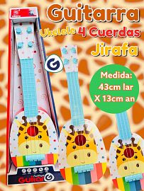Guitarra Ukelele 4 Cuerdas Jirafa