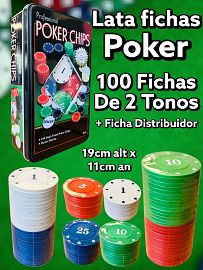 Lata Fichas Poker