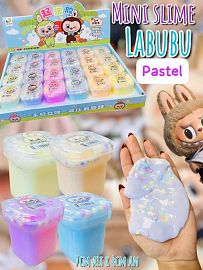 Mini Slime Labubu Pastel