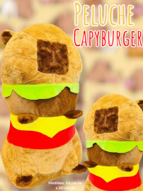 Peluche Capyburger 54cm  