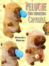 Peluche con Vibracion Capybara 25cm 