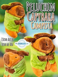 Peluchin Premium PLUSHAROO 2025 Capybara Campista 