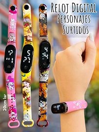 Reloj Digital Personajes Surtidos 