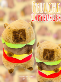 Peluche Capyburger 30cm 