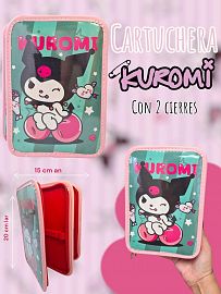 Cartuchera 2 Cierres Kuromi