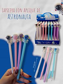 Lapicera Con Aplique de Astronauta 