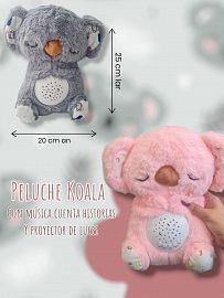Peluche Koala Musical Historiador con Proyector
