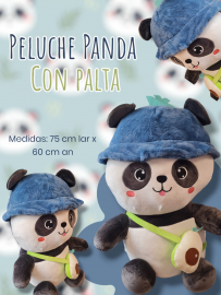 Peluche Gigante Panda con Palta 75 cm