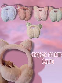 Orejeras Peluche Gatito