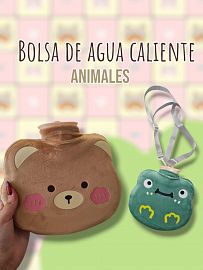 Bolsa de Agua Caliente Animales Felpa