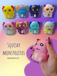 Squishy slow rising Monstruitos Surtidos con aroma a vainilla