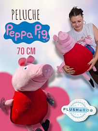 Peluche PLUSHAROO Peppa Pig 70cm