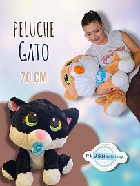 Peluche PLUSHAROO Gato 60cm