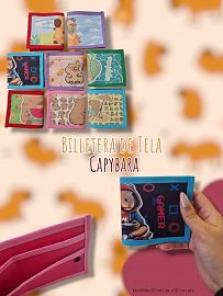 Billetera De Tela Capybara