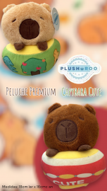 Peluche Premium PLUSHAROO Capybara Cute