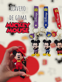 Llaveros Premium De Goma Mickey Mouse