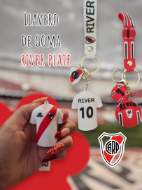 Llaveros Premium De Goma River Plate