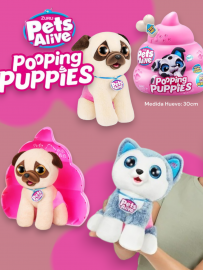 Pets Alive Huevo Sorpresa Pooping Puppies Interactivo 30cm