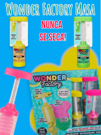 Wonder Factory -Exhibidor 71 gr Masa (Nunca se Seca)