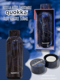 Botella Acero Inoxidable Quokka Blue Marble 510ml
