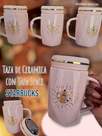 Taza de Ceramica con Tapa Space Starbucks