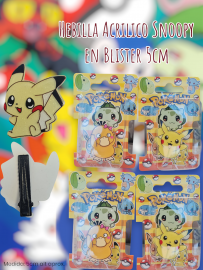 Hebilla Acrilico Pokemon en Blister 5cm