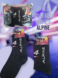 Set de 12 Pares de Medias Caña Alta Alpine 