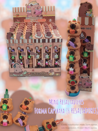 Mini Resaltadores Forma Capybara (6 RESALTADORES)