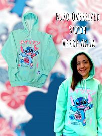 Buzo Oversized Stitch Verde Agua OUCHI