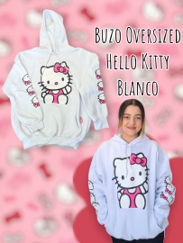 Buzo Oversized Hello Kitty Blanco OUCHI