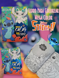 Libro Para Colorear Mega Color Stitch 