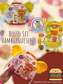 Bolso Set por 24 piezas Hamburgueseria 