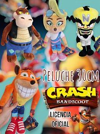 Peluche Crash Bandicoot  30cm Licencia Oficial 