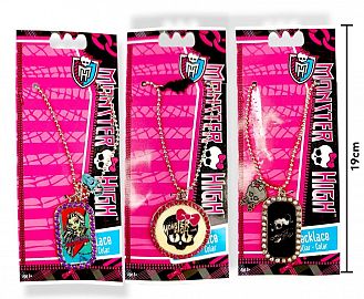Collar con Dije en Carton Monster High